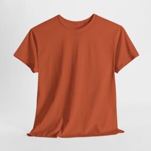 Antique Orange color unisex Cotton Tee