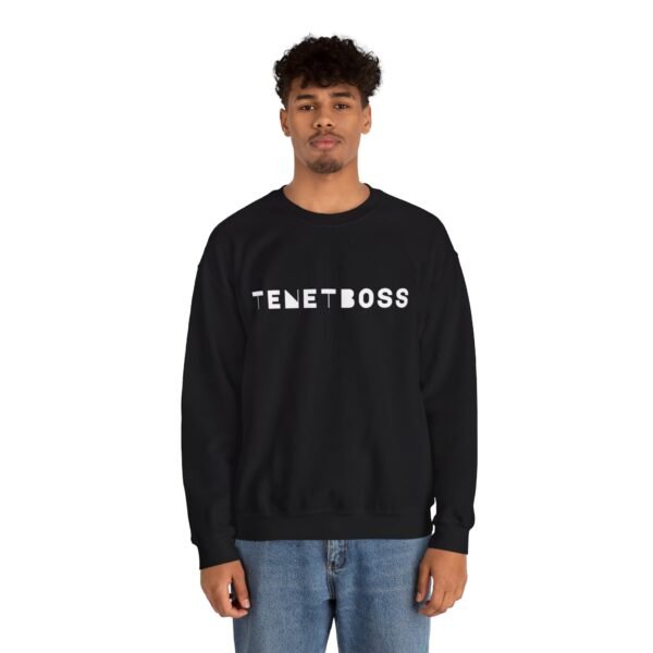 Unisex Heavy Blend™ Crewneck Sweatshirt - TENETBOSS Black Sweatshirt for Everyday Style - Image 10