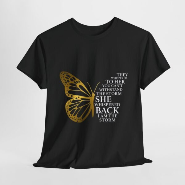 Empowering Butterfly Quote Unisex Heavy Cotton Tee - Image 13