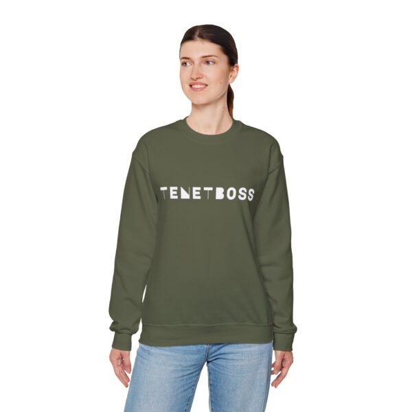 Unisex Heavy Blend™ Crewneck Sweatshirt - Trendy TENETBOSS Logo - Image 18