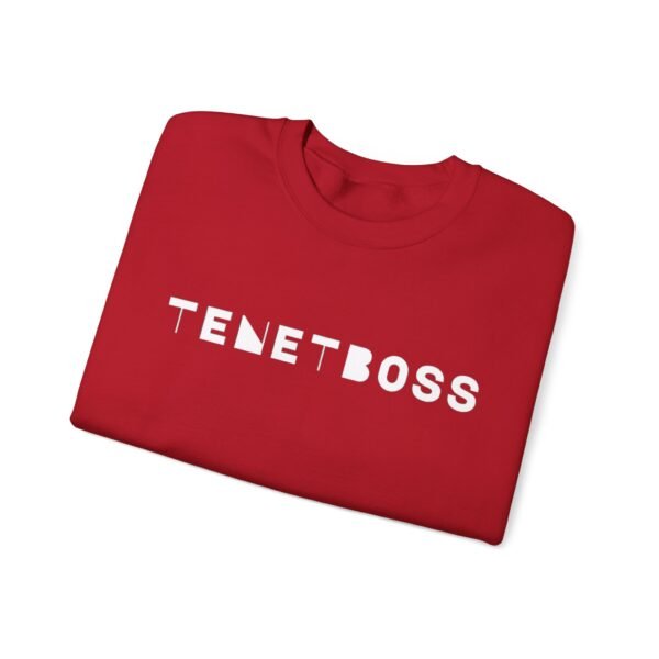 Trendy Unisex Crewneck Sweatshirt - 'TENETBOSS' Graphic - Image 25