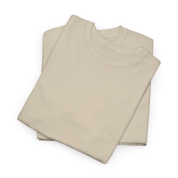 Sand color unisex Cotton Tee - Image 8