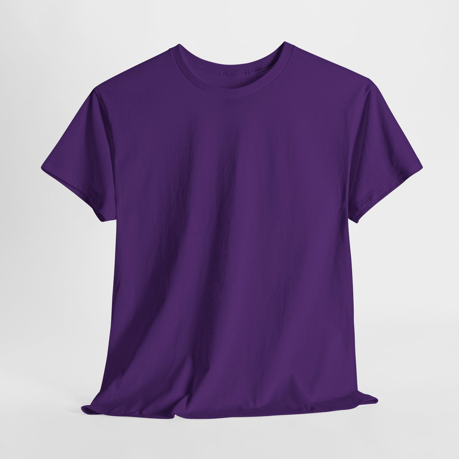 Purple color unisex Cotton Tee