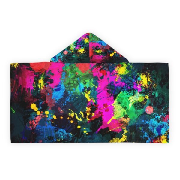 Vibrant Youth Hooded Towel for Pool and Beach Fun - Image 2