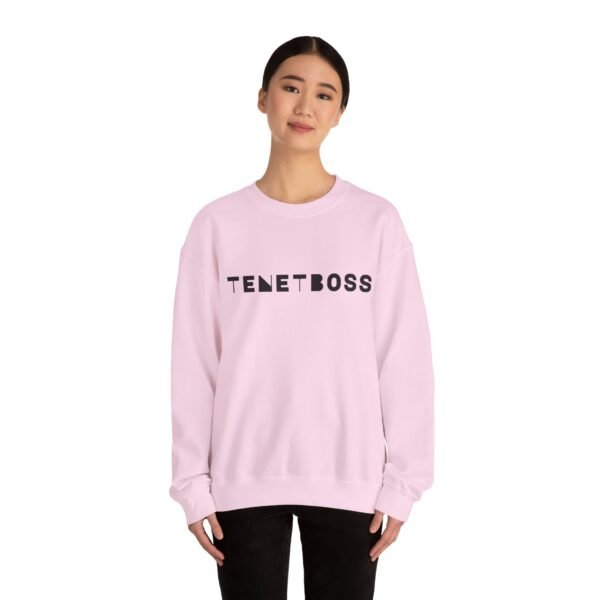 Trendy Unisex Crewneck Sweatshirt - 'TENETBOSS' Statement Piece - Image 15