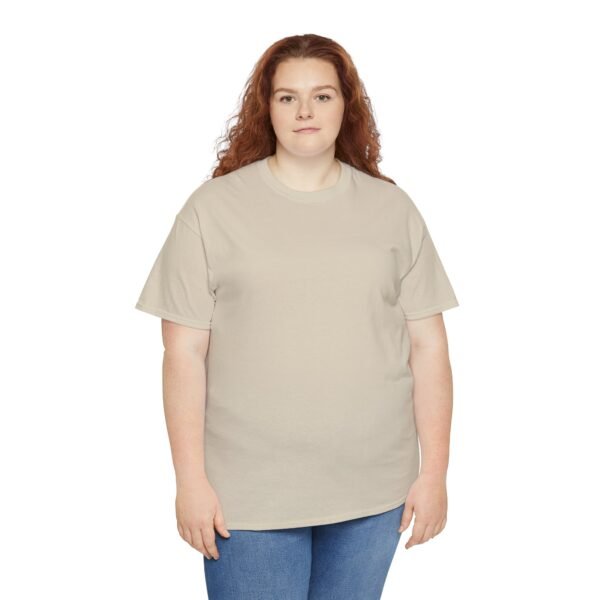 Sand color unisex Cotton Tee - Image 11