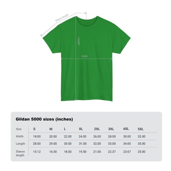 Green color (Turf Green ,Antique Irish Green ,Irish Green) unisex Cotton Tee - Image 10