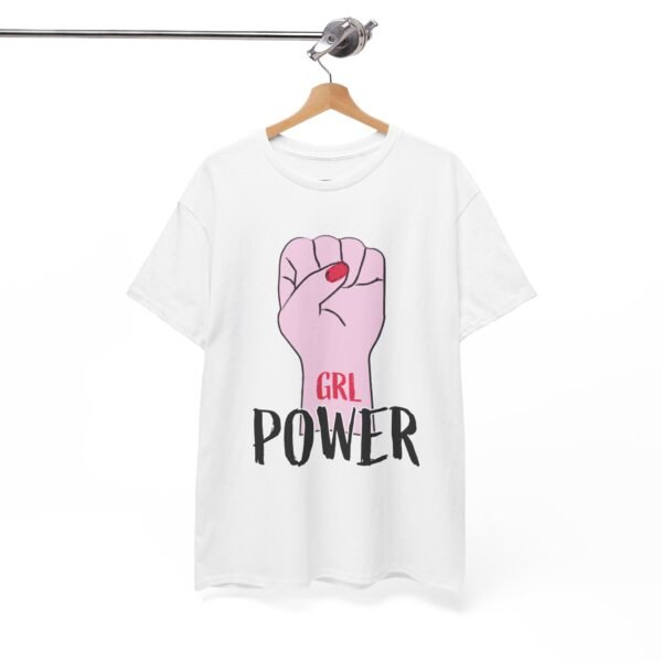 Empowered Women girls Heavy Cotton Tee - GRL POWER Graphic Shirt - Image 14