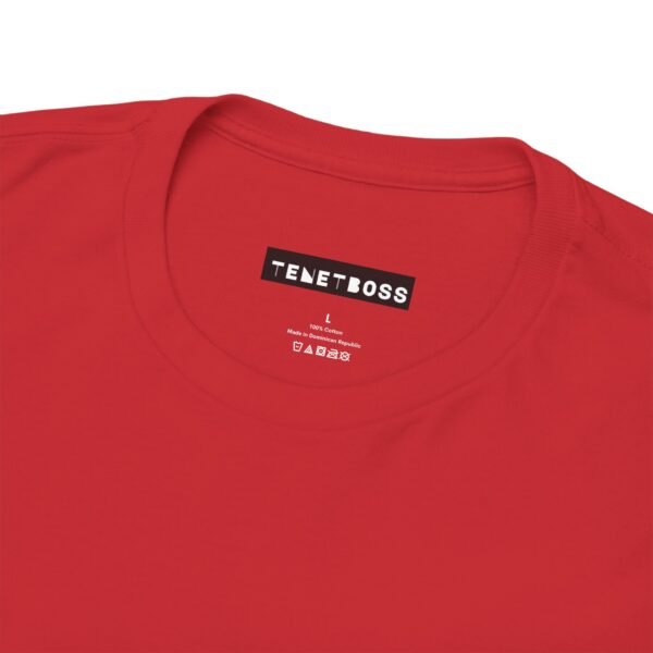 Red color unisex Cotton Tee - Image 7