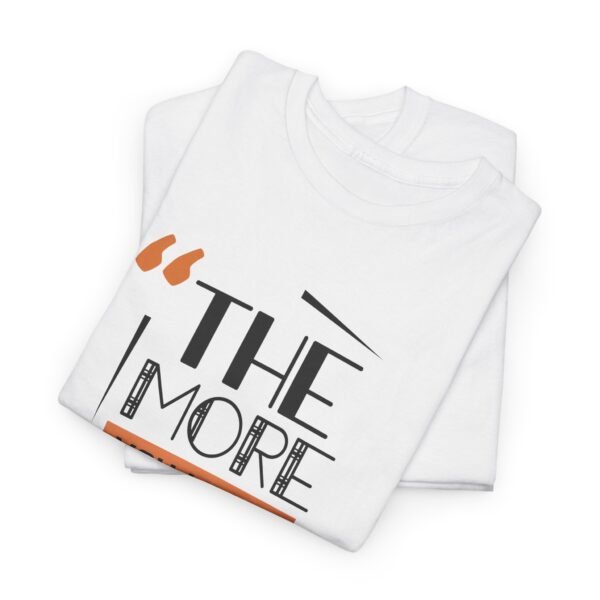 Motivational Unisex Heavy Cotton Tee - "The More You Learn, The More You Earn" - Image 10