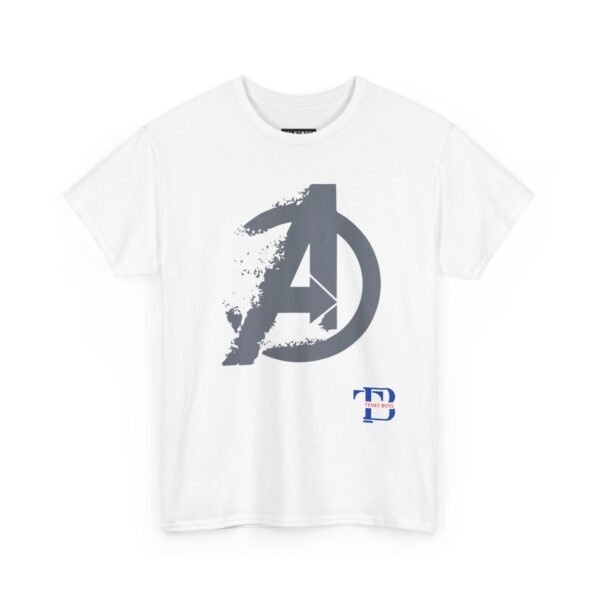 Avengers Inspired Unisex Heavy Cotton Tee - Comic Style Graphic Shirt for Fans - Image 2