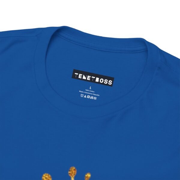 King Crown Unisex Heavy Cotton Tee - Bold Gold Design for Queens and Kings - Image 35