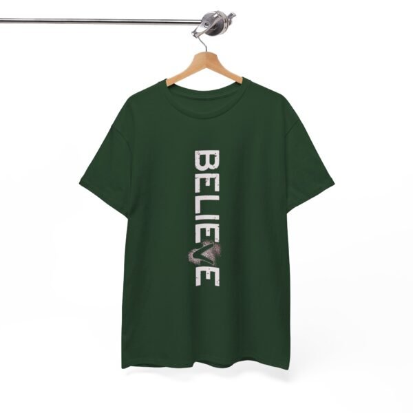 Inspirational 'BELIEVE' Unisex Heavy Cotton Tee - Image 19