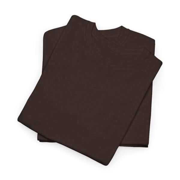 Dark chocolate color unisex Cotton Tee - Image 8