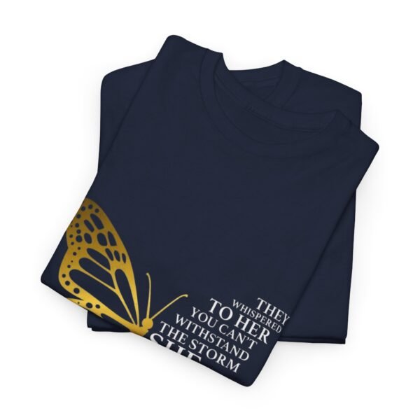 Empowering Butterfly Quote Unisex Heavy Cotton Tee - Image 28