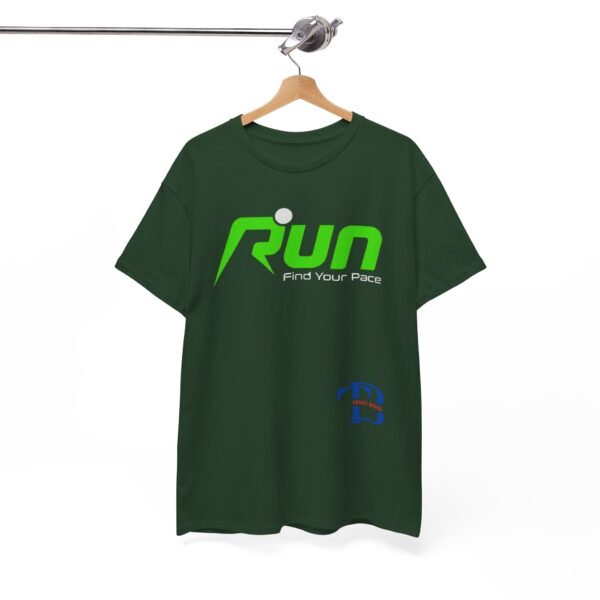 Unisex Heavy Cotton Tee - 'Run Your Pace' Motivational Fitness Shirt - Image 15