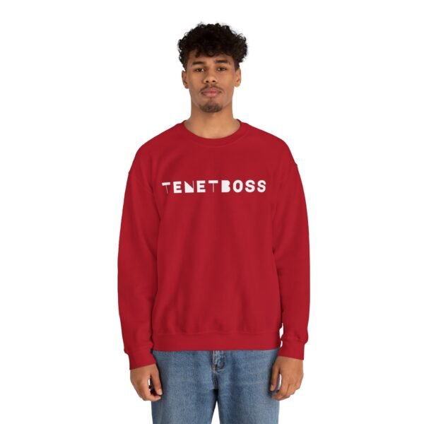Trendy Unisex Crewneck Sweatshirt - 'TENETBOSS' Graphic - Image 31