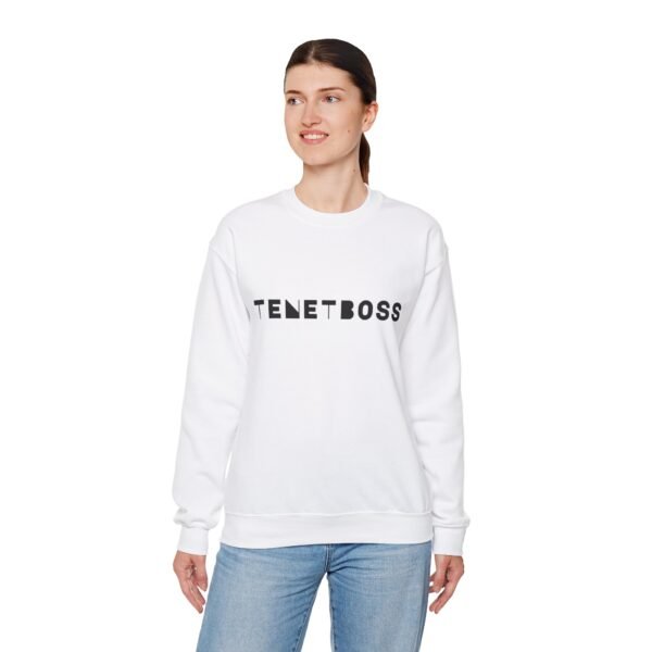 Unisex Crewneck Sweatshirt - Trendy TENETBOSS Design - Image 7