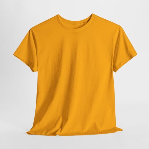 Gold color unisex Cotton Tee