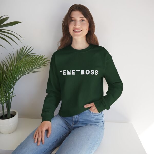 Unisex Heavy Blend™ Crewneck Sweatshirt - Trendy TENETBOSS Logo - Image 11