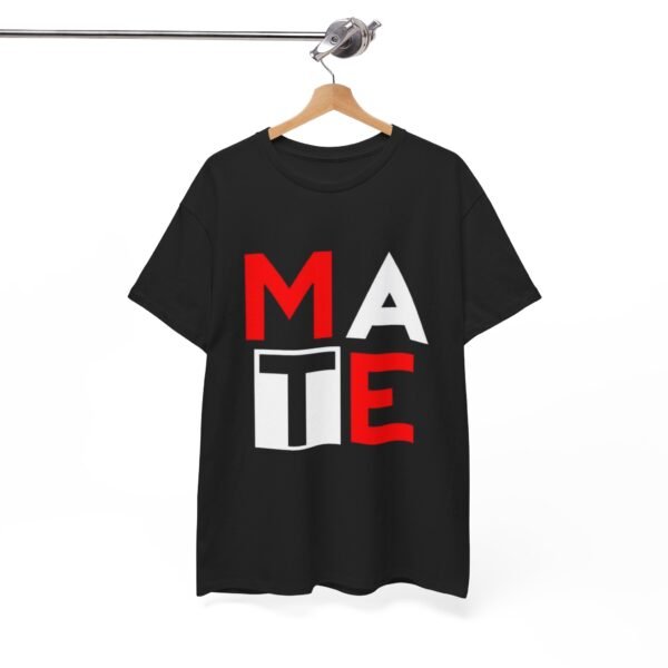 Girls Heavy Cotton Tee: Bold 'MATE' Graphic Tee for Casual Style - Image 10