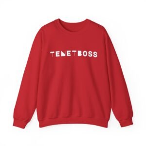 Trendy Unisex Crewneck Sweatshirt - 'TENETBOSS' Graphic