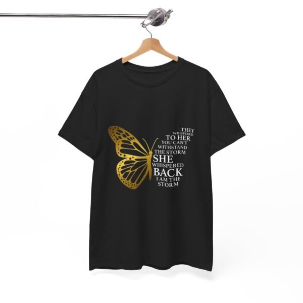 Empowering Butterfly Quote Unisex Heavy Cotton Tee - Image 14