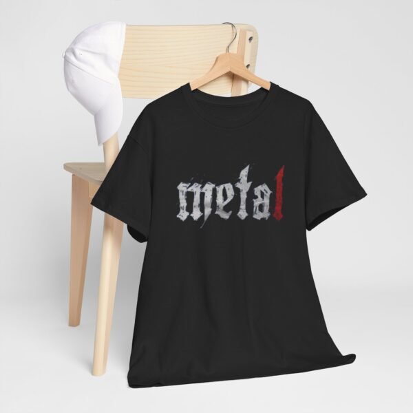 Unisex Heavy Cotton Tee - Metal Music Graphic Tee - Image 5