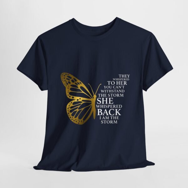 Empowering Butterfly Quote Unisex Heavy Cotton Tee - Image 23