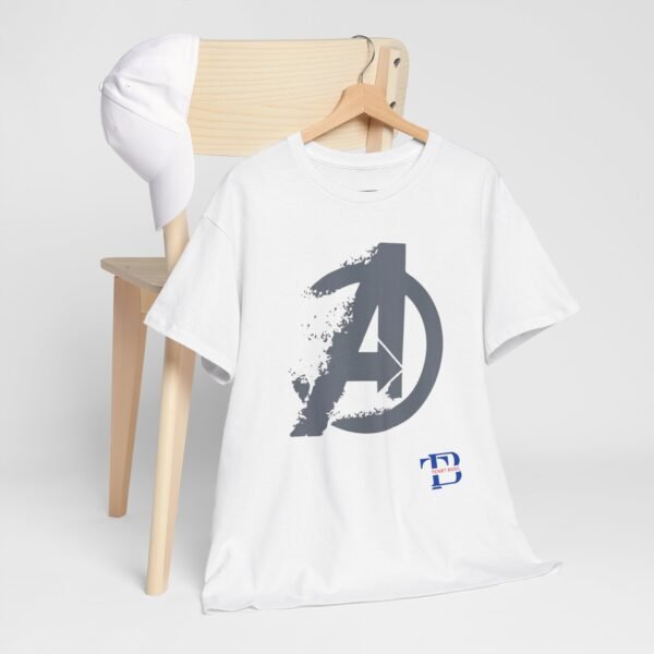 Avengers Inspired Unisex Heavy Cotton Tee - Comic Style Graphic Shirt for Fans - Image 5