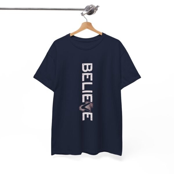 Inspirational 'BELIEVE' Unisex Heavy Cotton Tee - Image 24