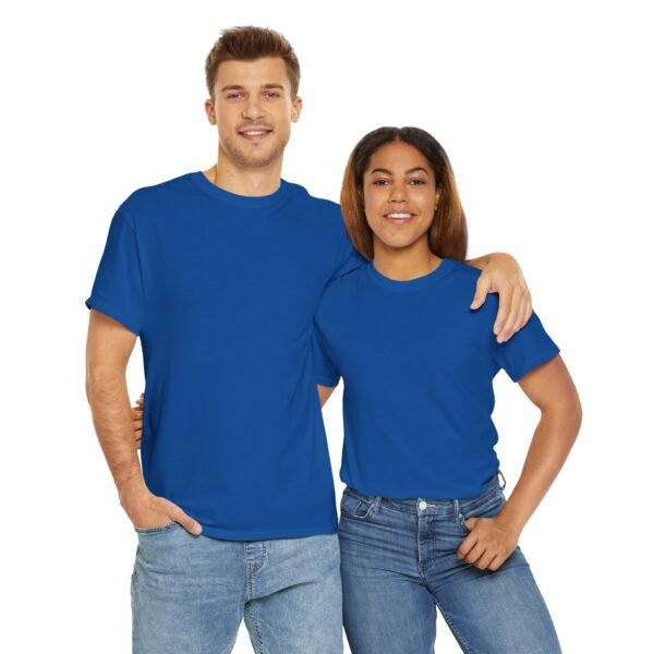Royal color unisex Cotton Tee - Image 9