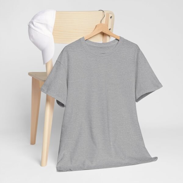 Sport grey color unisex Cotton Tee - Image 5