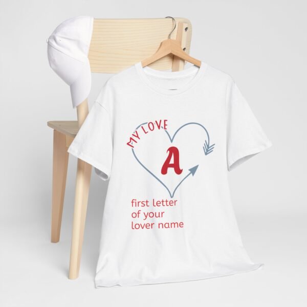 Personalized Love Letter Unisex Heavy Cotton Tee - Image 15