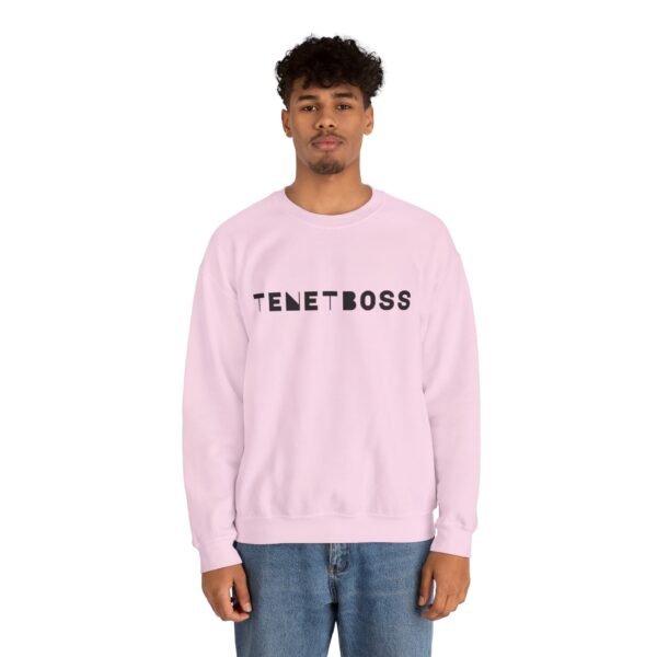 Trendy Unisex Crewneck Sweatshirt - 'TENETBOSS' Statement Piece - Image 21