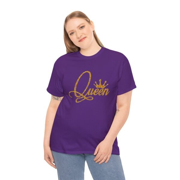 Queen Glitter Unisex Heavy Cotton Tee - Image 59
