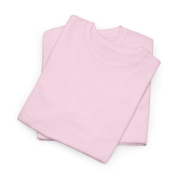 Light pink color unisex Cotton Tee - Image 8