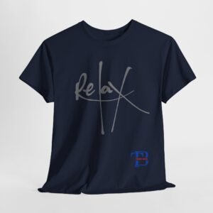 Unisex Heavy Cotton Tee - Relax Design for Casual Comfort