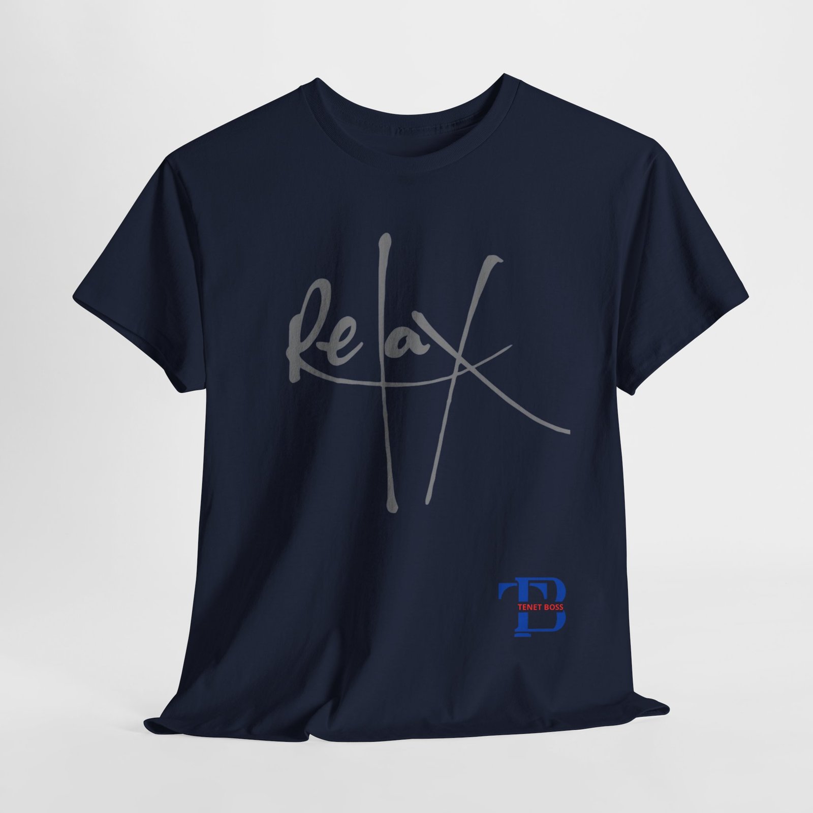 Unisex Heavy Cotton Tee - Relax Design for Casual Comfort