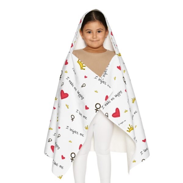 Youth Hooded Towel - 'I Make Me Happy' Design | Fun & Cozy Bath Time Accessory for Kids