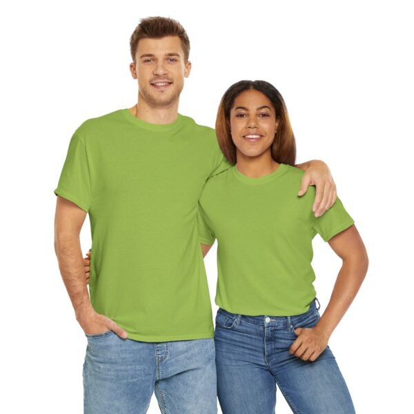 Kiwi color unisex Cotton Tee - Image 9