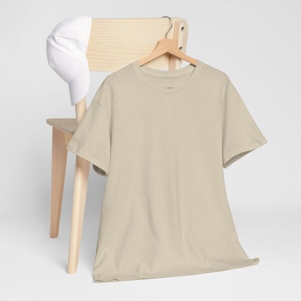 Sand color unisex Cotton Tee - Image 5