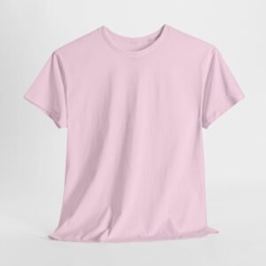 Light pink color unisex Cotton Tee