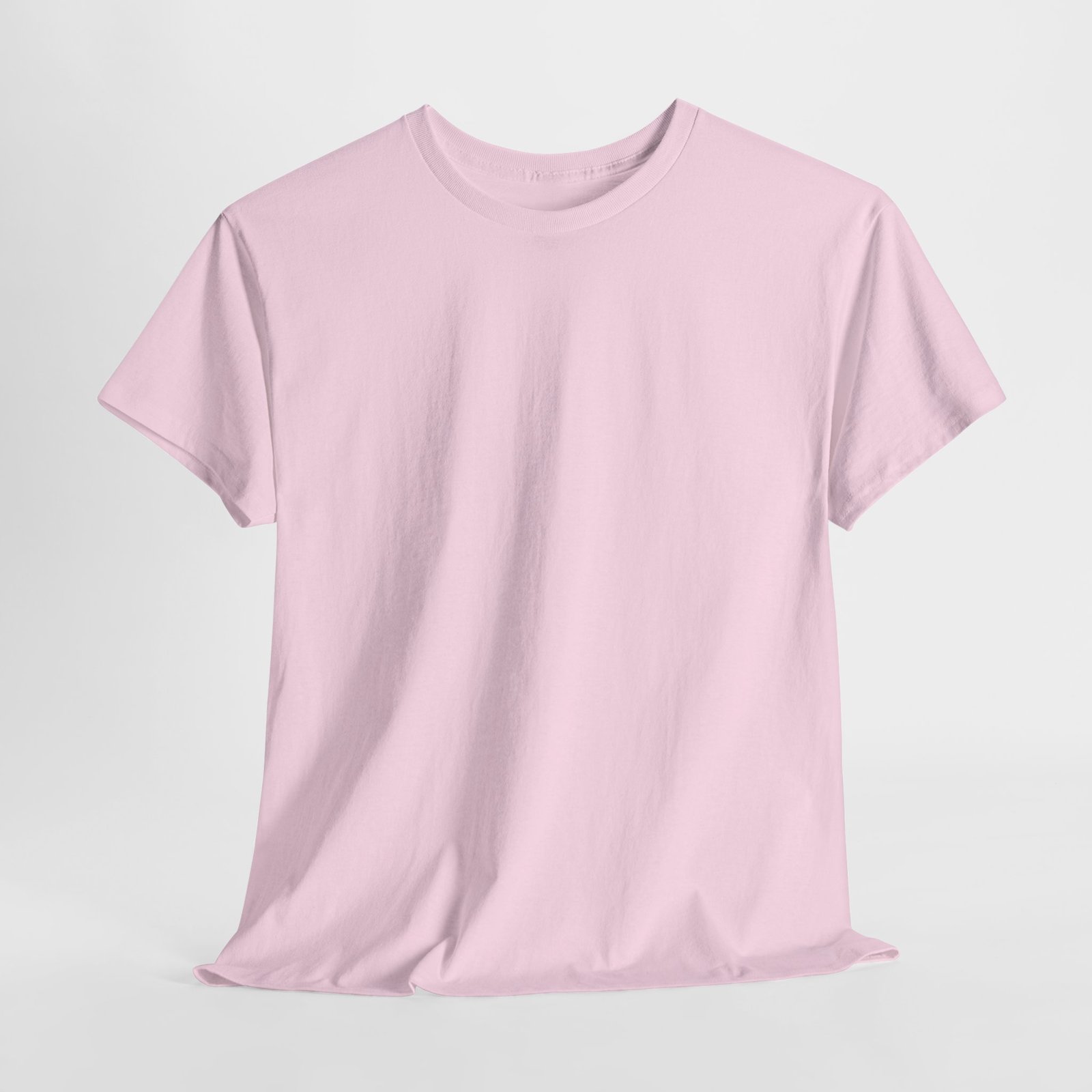 Light pink color unisex Cotton Tee