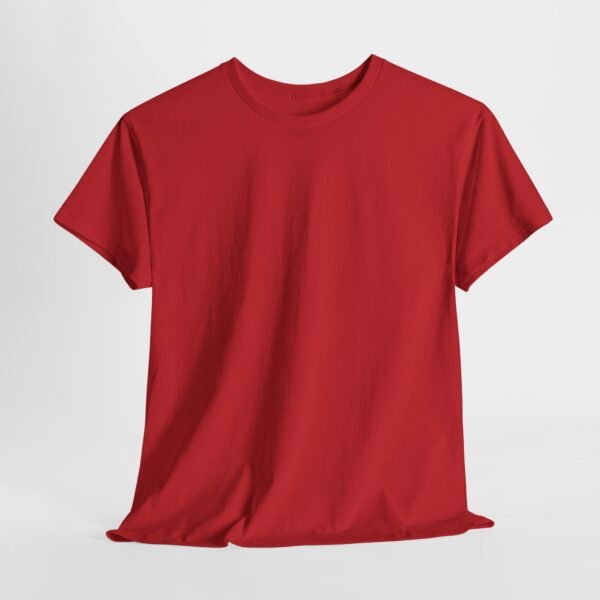 Red color unisex Cotton Tee