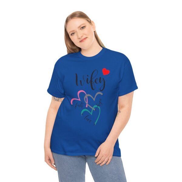 Wifey Hearts Unisex Heavy Cotton Tee - Faith, Love, and Friendship - Image 19