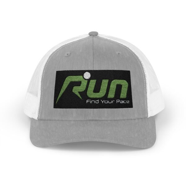 RUN Snapback Trucker Cap - Find Your Pace, Perfect for Runners and Outdoor Enthusiasts - Image 43