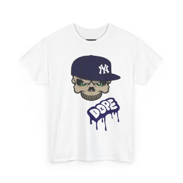 Dope Skull Unisex Heavy Cotton Tee - Streetwear Style - Image 11