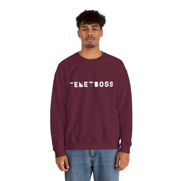 Trendy Unisex Crewneck Sweatshirt - TENETBOSS Design for Casual Comfort - Image 10