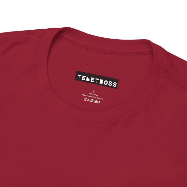 Cardinal red color unisex Cotton Tee - Image 6